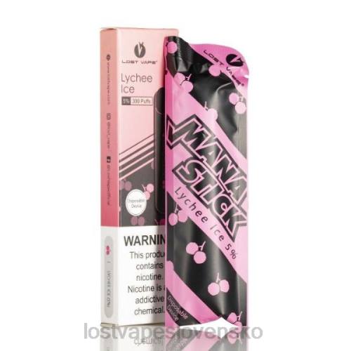 Lost Vape Bratislava - Lost Vape Mana palica na jedno použitie | 300 šlukov | 1,2 ml 40V8522 liči ľad 5%