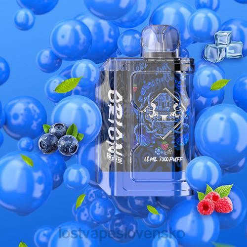 Lost Vape Bratislava - Lost Vape Orion bar na jedno použitie | 7500 šluk | 18 ml | 50 mg 40V882 modrý razz ľad