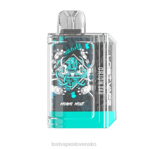 Lost Vape Orion Slovensko - Lost Vape Orion bar na jedno použitie | 7500 šluk | 18 ml | 50 mg 40V884 miamská mäta