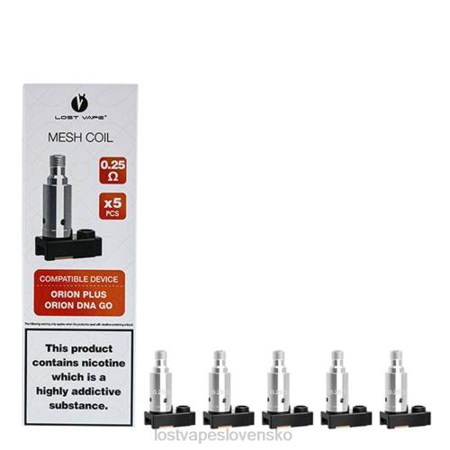 Lost Vape Amazon - Lost Vape Orion plus výmenné cievky dna (5-balenie) 40V836 0,25 ohmov