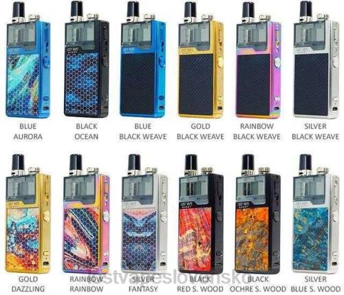Lost Vape Slovensko - Lost Vape Quest kompletná súprava zariadenia orion q pod 40V8481 nerezová oceľ/potôčkovité drevo