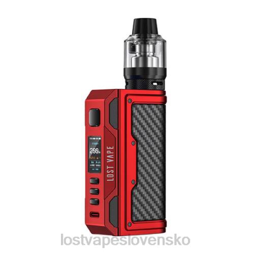 Lost Vape Near Me - Lost Vape Thelema sada quest 200w 40V8139 matná červená/uhlíkové vlákno